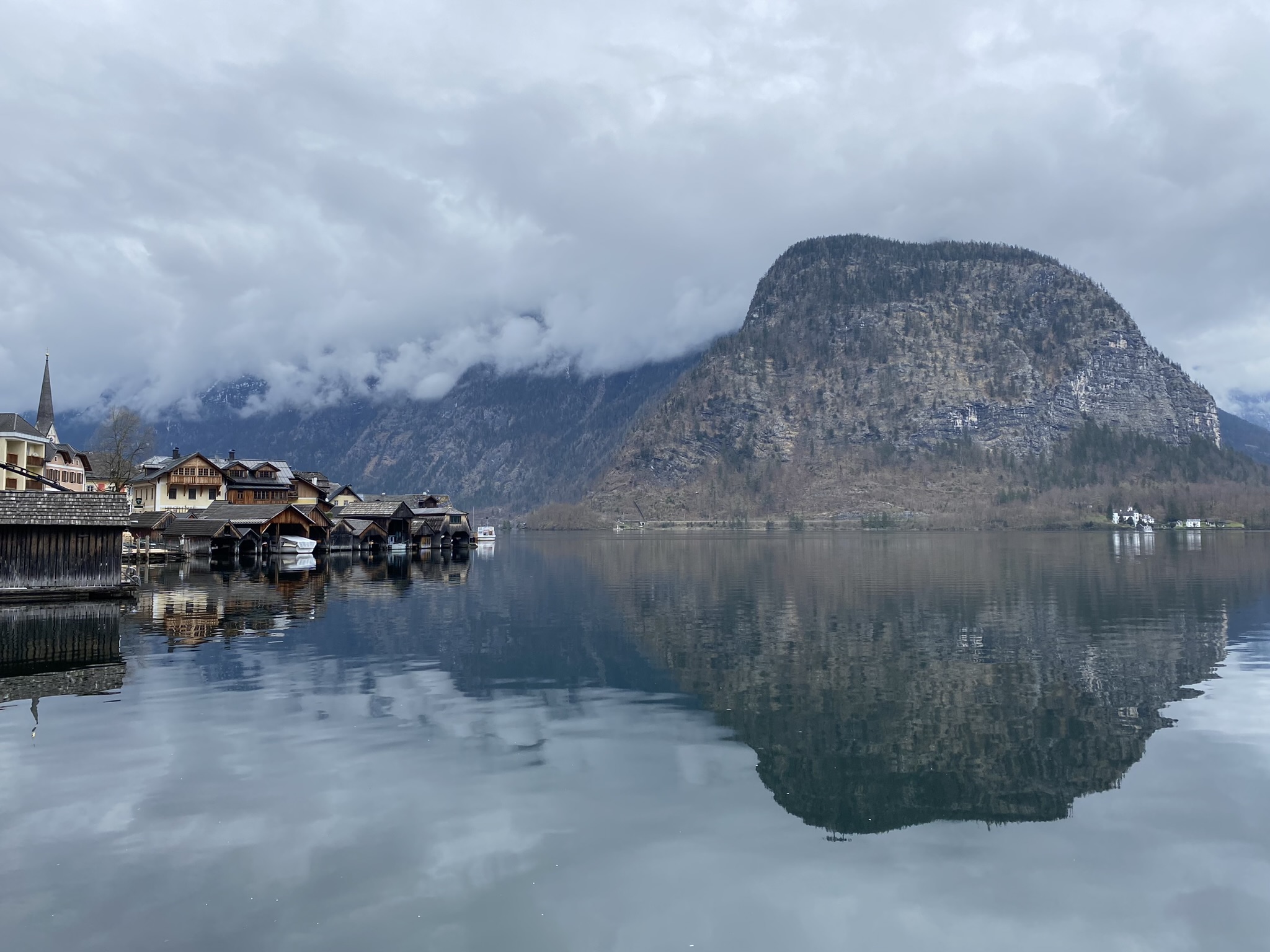 Hallstatt lake and village